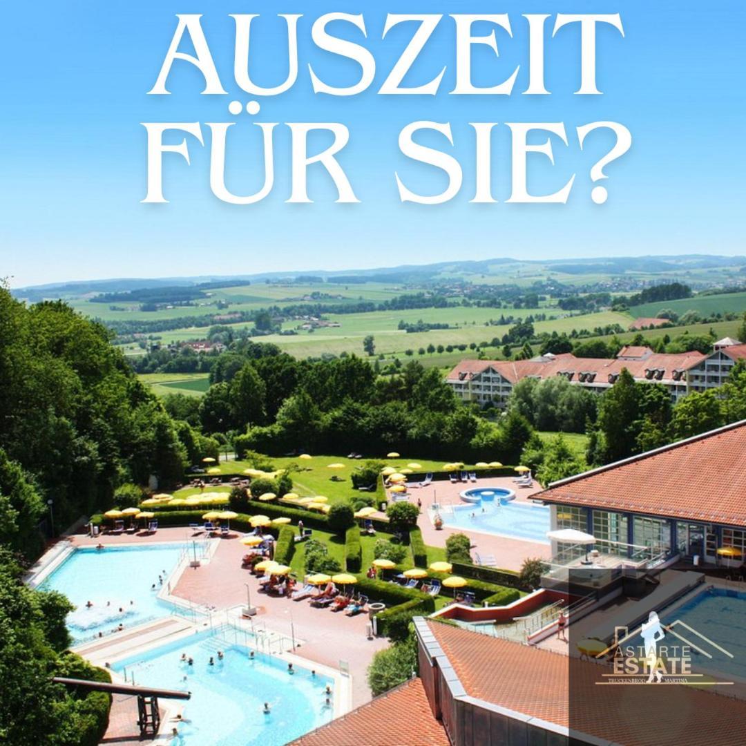 Fewo 20 - Appartement Im Rottalblick - Youngmodern Wohnen Mit Bademantelgang Zur Therme, Tv, Balkon Und Persoenlichem Gaesteempfang Von Astarte Estate Bad Griesbach  Exterior photo